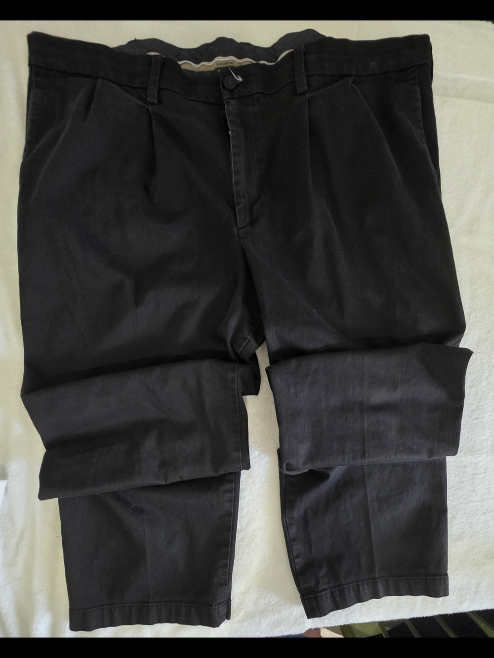 Dockers Signature Khaki Black Pants #dockers #khaki